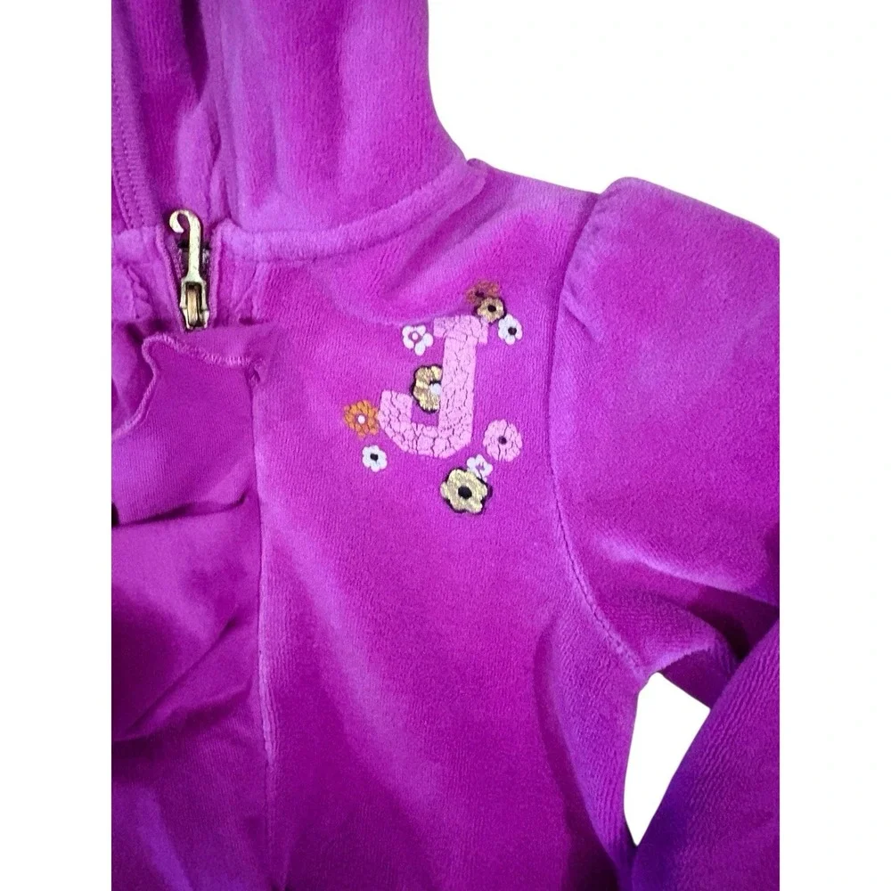 Juicy Couture Girls 2 Pieces‎ Set Velour Size 18-24 Month